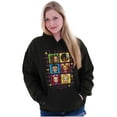 thumbnail image 3 of XOMG POP Colorful Animated Band Women Plus Size Hoodie Brisco Brands 2X, 3 of 4
