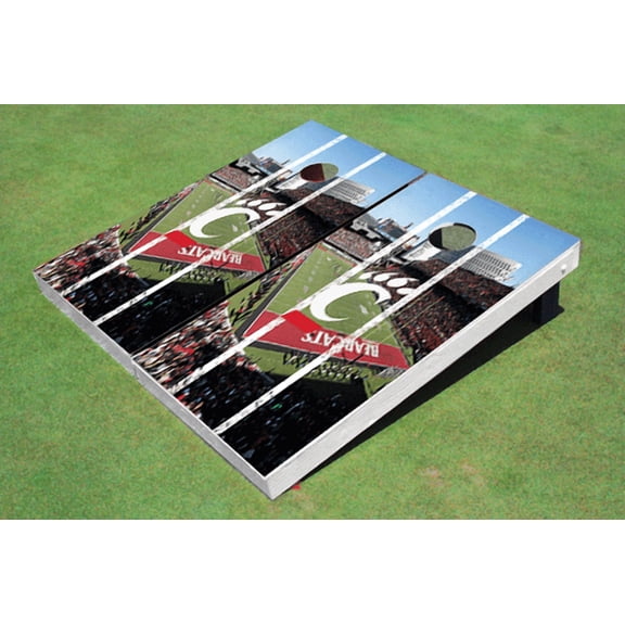 University Of Cincinnati Stadium Long Strip Themed Cornhole Boards