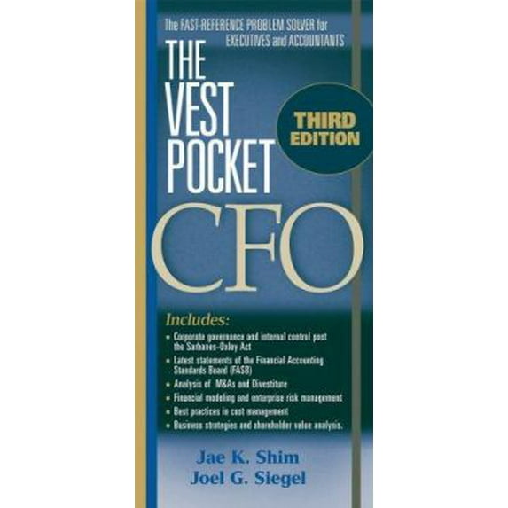 Pre-Owned The Vest Pocket CFO (Paperback) 0470168129 9780470168127
