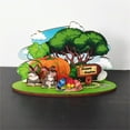 thumbnail image 1 of Xihbxyly Artículos Por Menos de 10 Dólares. Adorno Decorativo de Escritorio de Conejito de Pascua, Pintura de Madera, Decoración de Mesa de Vacaciones de Pascua, 1 of 1