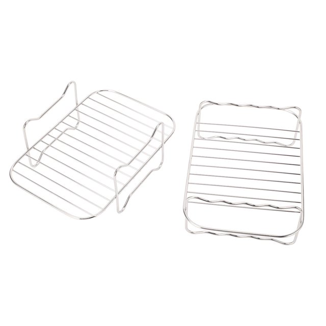 Rejilla deshidratadora para freidora, rejilla para freidora, vaporera, rejilla rectangular para freidora, juego de rejilla para freidora construido para profesionales Jadeshay A