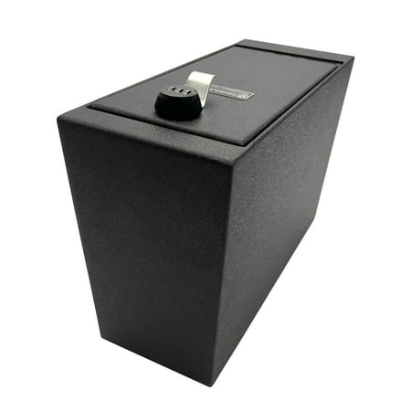 Heavy Gauge Cold Rolled Plate Steel Gun Safe for Ford Ranger 2014-2021 - Center Console Gun Safe with Superior Triple Guard Locking System™ - Drill-Resistant Console Vault