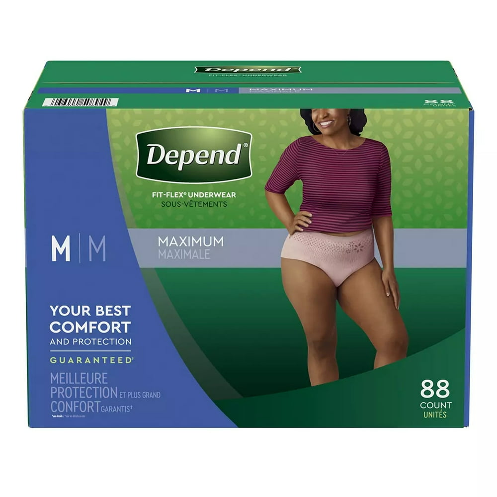 Product of Depend FitFlex Medium Maximum Absorbency Underwear for
