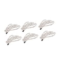 thumbnail image 1 of Pinzas para el cabello de hueso, pinzas para el cabello con mano de esqueleto, pinzas para el cabello con diamantes de imitación, pinzas para el cabello con mano de esqueleto, probadas profesionalmente, 1 of 8