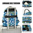 thumbnail image 3 of FORMRS Mini Backpack Purse for Women Travel Daypack Casual Shoulder Bag, Blue Dots, 3 of 7