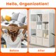 thumbnail image 4 of Cubos de basura de tela Storage Cubes Criusia de 11 cm, paquete de 8 unidades, color beige, 4 of 8