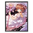 thumbnail image 1 of Cuadros Decorativos Bordado completo Personaje de anime 11CT Juego de punto de cruz estampado de 3 hebras Kit de artesanía Ehuebsd embutido en tela, 1 of 9