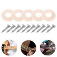 thumbnail image 1 of HOOWIFFY 1Ensemble Rondelle de Tuner de Guitare Petite Blanche Joint Remplaçable pour Accessoire de Piquets de Réglage, 1 of 8