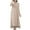 Beige, variant on Dresses For Women Summer Casual Sleeveless Crew Neck Flowy Maxi Tank Dresses Straight Sundresses for Women Trendy Black Free Size