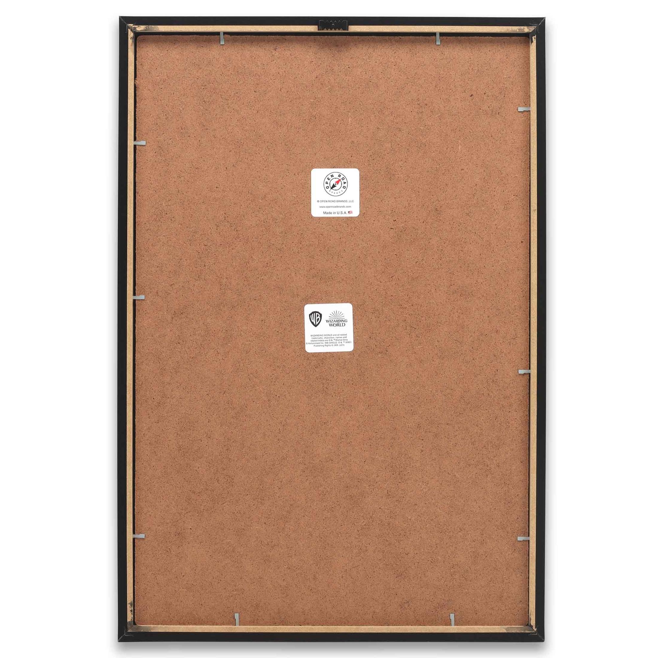 Harry Potter Up to No Good Signature Symbols Framed Wood Wall Decor for Man Cave, Movie Room, or Game Room