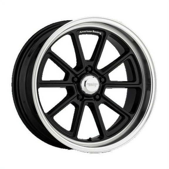 Draft 18X8 5X114.30 Gloss Black W/ Diamond Cut Lip (0 Mm) Wheel Rim