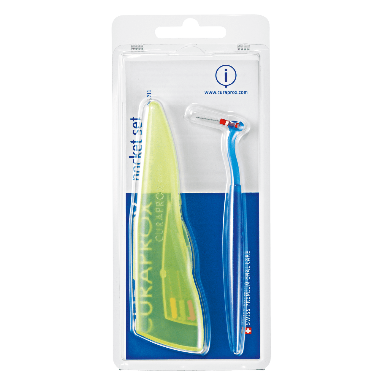 Curaprox interdental Brushes CPS 457 Pocke Set, Practical Storage Box