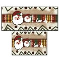 thumbnail image 2 of 2-Pack Christmas Kitchen Rugs and Mats, Non-Slip Anti Fatigue Floor Mat Set with Runner for Holiday Decor, Kitchen Decorations(E), 2 of 2