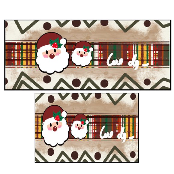 2 Pcs Christmas Kitchen Rugs And Mats For Floor Non-Slip Backing Mat Merry Christmas Kitchen Decor Ant Fatigue Kitchen Rug Sets With Runner Xmas Decor