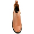 thumbnail image 5 of Journee Womens Mirette Pull On Stacked Heel Booties, 5 of 10