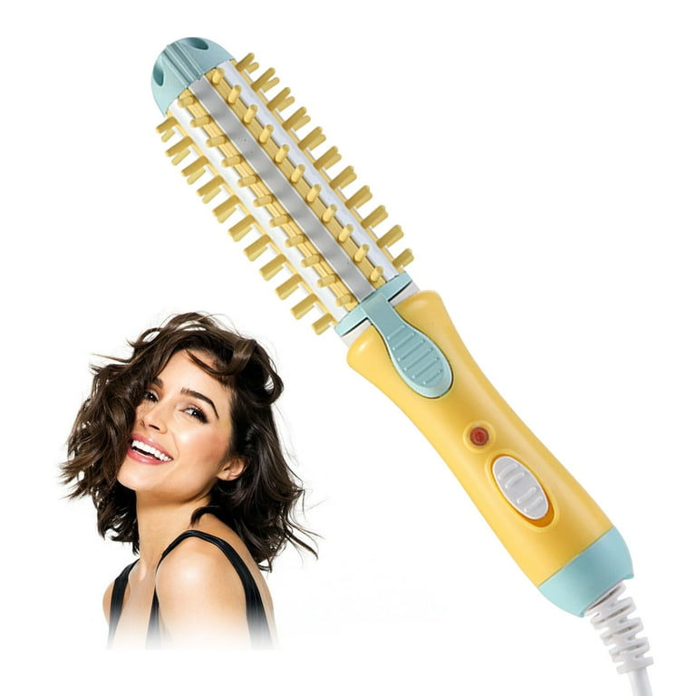 Curling Iron for Short Hair,Curling Iron Heated Round Brush