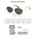 thumbnail image 5 of Gafas de Sol SOJOS Retro Ovaladas Polarizadas SJ1245 para Mujer/Hombre, 5 of 5