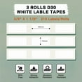 thumbnail image 4 of 12X30Mm 210Pcs/Roll Label Maker Tape Sticker Thermal Paper Self-Adhesive For D30, 4 of 6