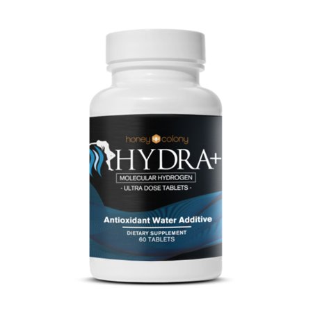 HoneyColony Hydra+ Molecular Hydrogen H2 Tablets | Immune Support & Antioxidant Supplement for Healthy Aging