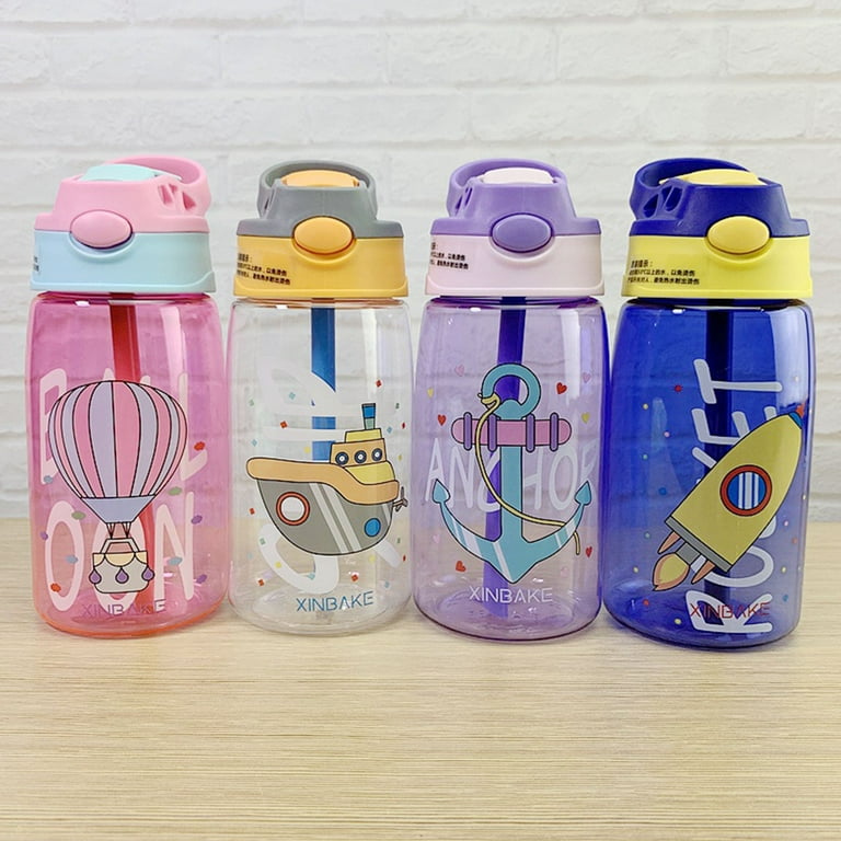 Kids Cartoon Water Bottle Built in Carrying Loops Bottle for Women Teen  Girls 