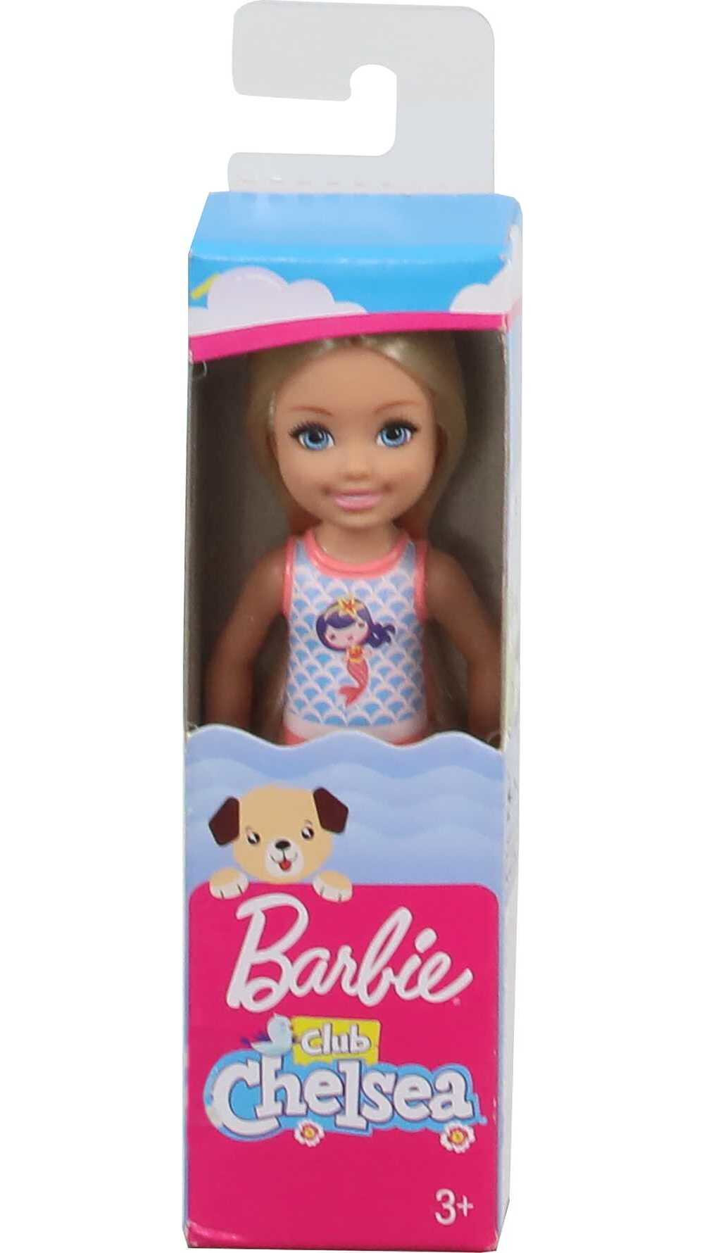 Barbie Club Chelsea Doll, Small Doll with Long Blonde Hair, Blue Eyes & Mermaid-Graphic Swimsuit - image 5 of 5