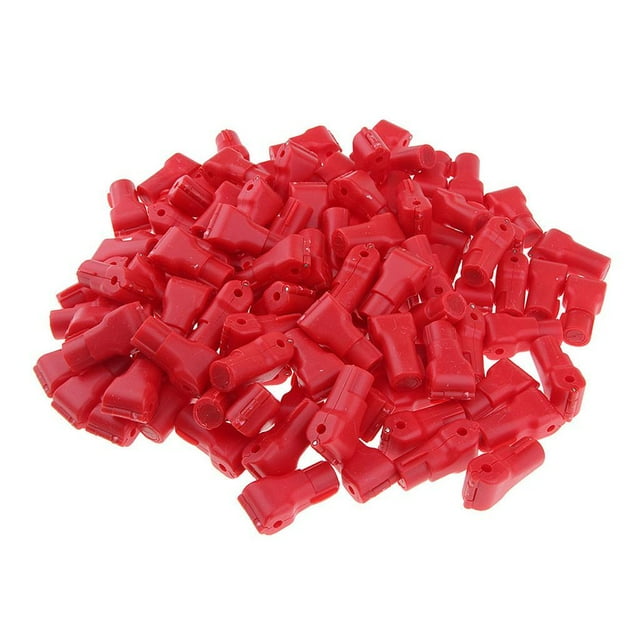 Billuyoard 100x Shop Anti-Lost Hanging Display Hook Stop Lock para tienda Anti-Theft Red 7mm Iluminación y accesorios Rojo 4.5 mm