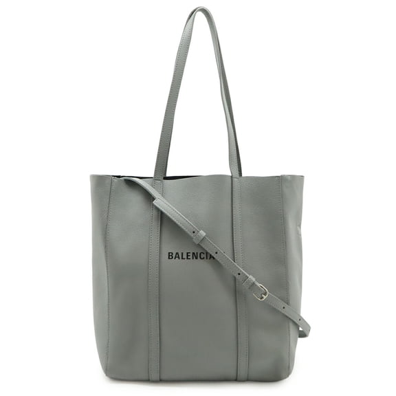 Pre-Owned BALENCIAGA Everyday Tote XS Bag Shoulder Leather Gray 551810