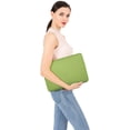 thumbnail image 6 of MOSISO Laptop Sleeve Compatible with MacBook Air/Pro Retina, 13-13.3 inch Notebook, Compatible with MacBook Pro 14 inch 2021 2022 M1 Pro/M1 Max A2442, Neoprene Bag with Small Case, Greenery 13.3-inch Greenery, 6 of 6