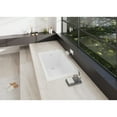 thumbnail image 2 of Kingston Brass VTPN543419T 54-Inch Acrylic Rectangular Drop-In Tub with Anti-Skid Surface in Glossy White, 2 of 7