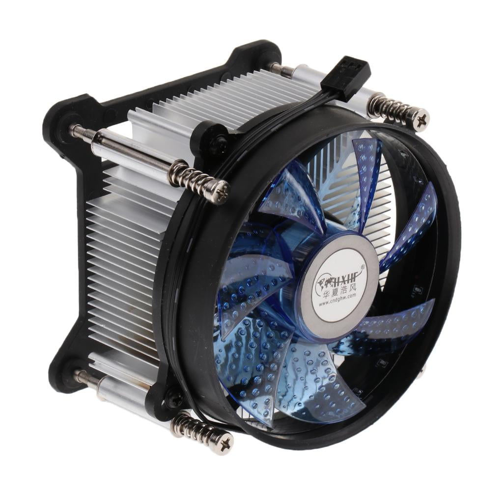 Wzmzjy 2200RPM CPU Quiet Fan 9cm Cooling Heatsink Cooler For LAG CPU 775 115, for Blue