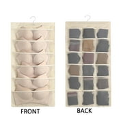 XZNGL Plant Support Double-Side Hanging Underwear Organizer Double Side Cloth Hanging Storage