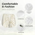 thumbnail image 4 of Hirioo Elegant Gold Leaf Pattern for Women's Double Layer Athletic Shorts High-Performance Gym Shorts with Inner Pocket, Elastic Waistband-XX-Large, 4 of 7
