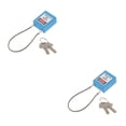 thumbnail image 2 of Cerradura de Aislamiento Wosthever de Acero Inoxidable 7 Colores 2 Piezas Azul, 2 of 6