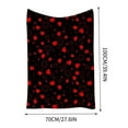 thumbnail image 3 of Fmlxio Gift Blanket, Valentines Day Throw Blanket Gifts for Mom, Wife, Red Pattern Blanket for Couch Sofa or Bed Deal for Days Holiday Decor, 3 of 7