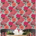 thumbnail image 1 of S4Sassy Papier Peint Amovible Imperméable Inspiré de la Nature, Finition Texturée, Roses Modernes Audacieuses pour Murs, Armoires, Commode, Rouleau de Papier Peint Vinyle Auto-Adhésif - Rose (25"X 120 Pouces), 1 of 8