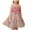 Pink-08, variant on Little Girls Cute Tulle Tutu Dress Star Print Pageant Party Prom Gown Sleeveless Ruffle Glitter Dresses