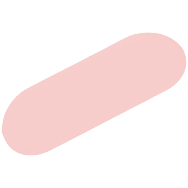 unbranded Pizarra Adhesiva Reutilizable Ovalada Rosa Para Oficina Con Adhesivo Fuerte Y Borrable