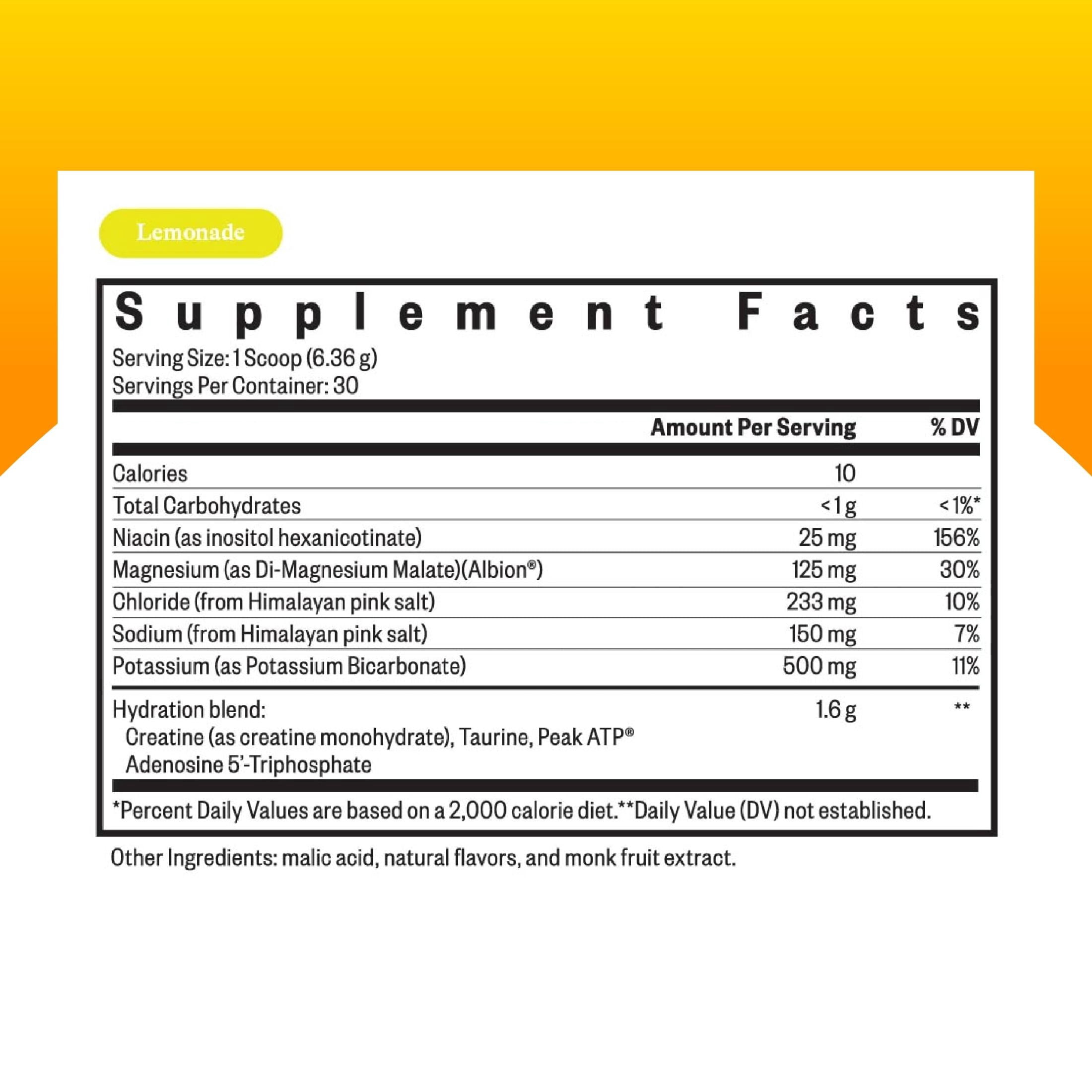 Seeking Health Optimal Electrolyte - Electrolyte Powder Supplement with Magnesium, Sodium, & Potassium for Electrolyte Support - Natural Lemonade Flavor, 30 Servings- 6.73 oz