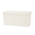 thumbnail image 4 of Mainstays 30" Collapsible Storage Ottoman, Cream, 4 of 8