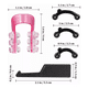 thumbnail image 5 of Respingadores De Nariz Corrector Nasal 6 Pares Y Clip Nariz Negro/Rosa, 5 of 5