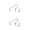 thumbnail image 4 of Kenally Clips de retención, protección reutilizable, conecta herramientas de fijación, suministros de jardinería agrícola de plástico, 100 piezas 2piezas, 4 of 6