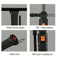 thumbnail image 3 of Multifunctional Work Light With COB Side Lights, USB Rechargeable, Waterproof, LED , Handheld Flashlight, Magnet Car Repair Portable Flashlight, Tent Light, For Outdoor Camping, Fishing, 3 of 5