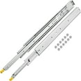 thumbnail image 1 of VEVOR Drawer Slides with Lock, 1 Pair 44 inch, Heavy-Duty Industrial Steel up to 500 lbs Capacity, 3-Fold Full Extension, Ball Bearing Lock-in & Lock-Out, Side Mount, 1 of 9