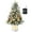 Snow Elk Base, variant on M optimized 3 Ft Pre-Lit Christmas Tree, Artificial Christmas Trees with Base, Snow Flocked Xmas Trees with 70 LED Lights, Battery Operated and Timer Function