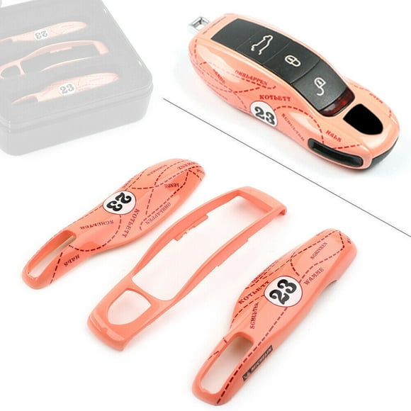 Pink Pig Shell Protective Cover for Porsche for Cayenne for PANAMERA 911 Remote Key Chain 10-20-