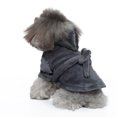 thumbnail image 5 of LingStar Pet Hooded Bathrobe Lace-up Bath Drying Towel Clothes Dogs Cats Nightgown Pajamas Pet Accessories, 5 of 9