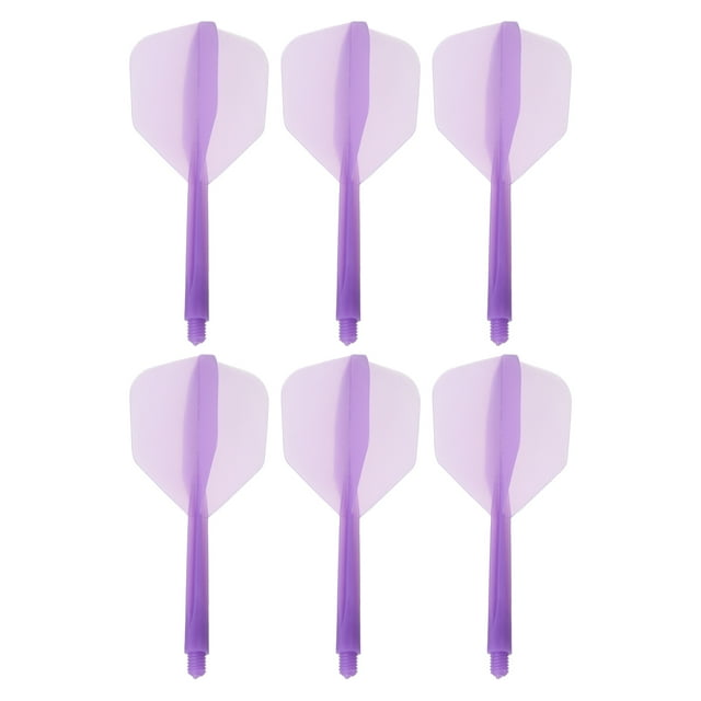 Unique Bargains Vols de Fléchettes Intégrés, Ensemble de 6 Fléchettes Durables, Violet