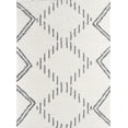 thumbnail image 4 of Andela Cream and Grey Woven Area Rug, 4 of 6