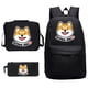 thumbnail image 1 of Set de mochilas Shibas Inu con estampado de mochilas escolares para niños, 1 of 1