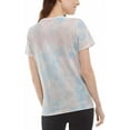 thumbnail image 3 of Danskin Womens Tie Dye Tee Shirt (Blue Wonder Combo   Small), 3 of 3